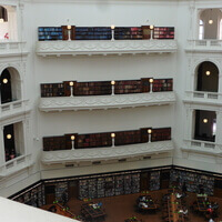 library reading room wall